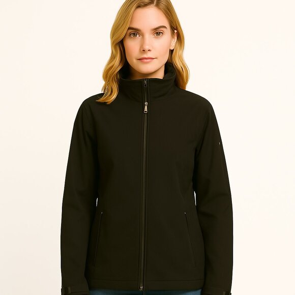 Avia Soft shell black fleece lined jacket Size Med - Picture 1 of 11